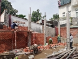 Dự án thi công xây nhà tại Quận Thủ Đức cho anh Hậu